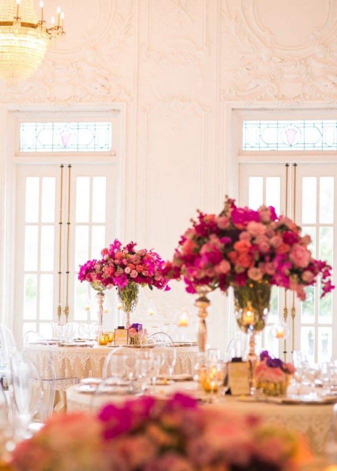 حددي الطابع و الاجواء العامة قبل اختيار الوان حفل الزفاف