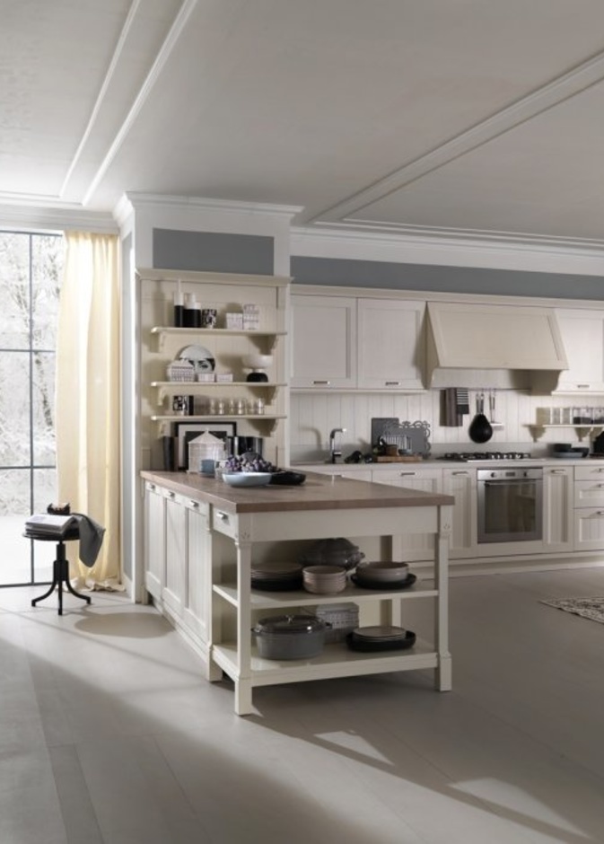 الأبيض والأسود من تصميم poggenpohl دارج لألوان المطابخ هذا العام