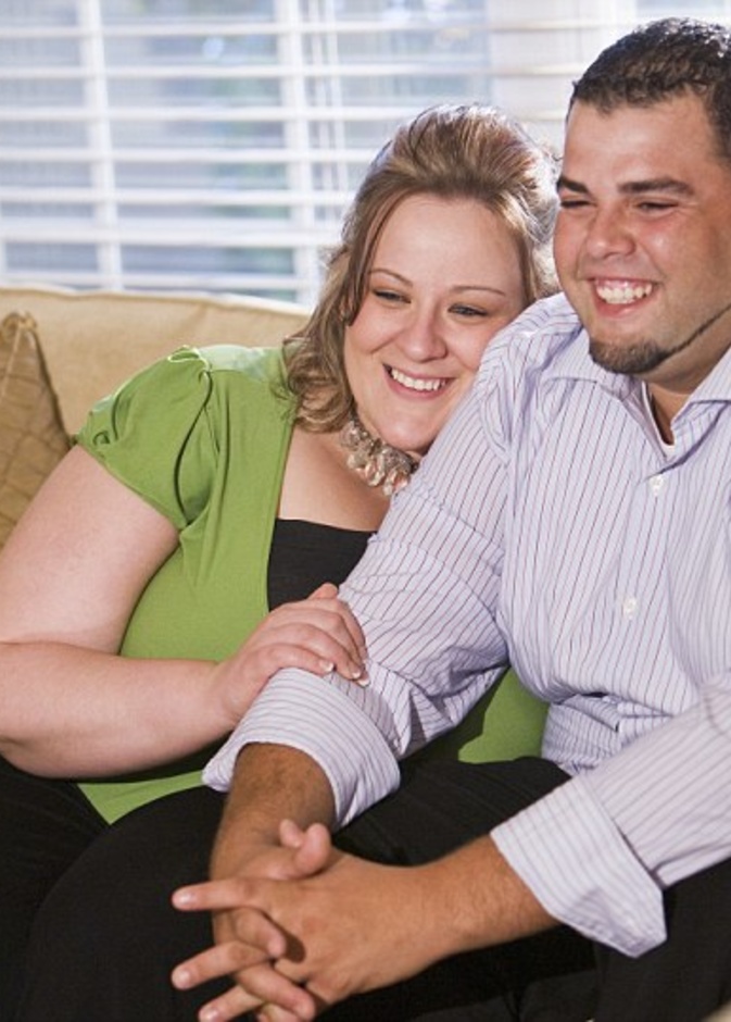 زيادة وزن الرجل تبدأ بعد إنجاب الزوجة