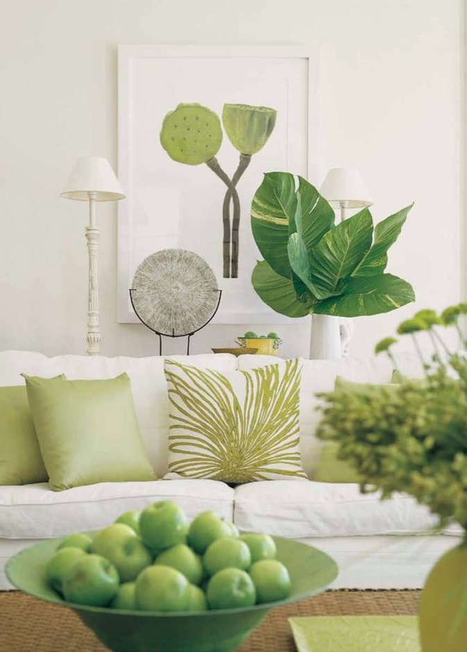 ديكورات غرف الجلوس من جمال الطبيعة