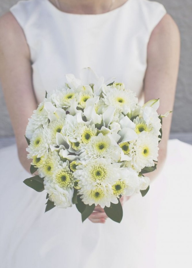 حلوى زفاف على شكل ازهار الاقحوان