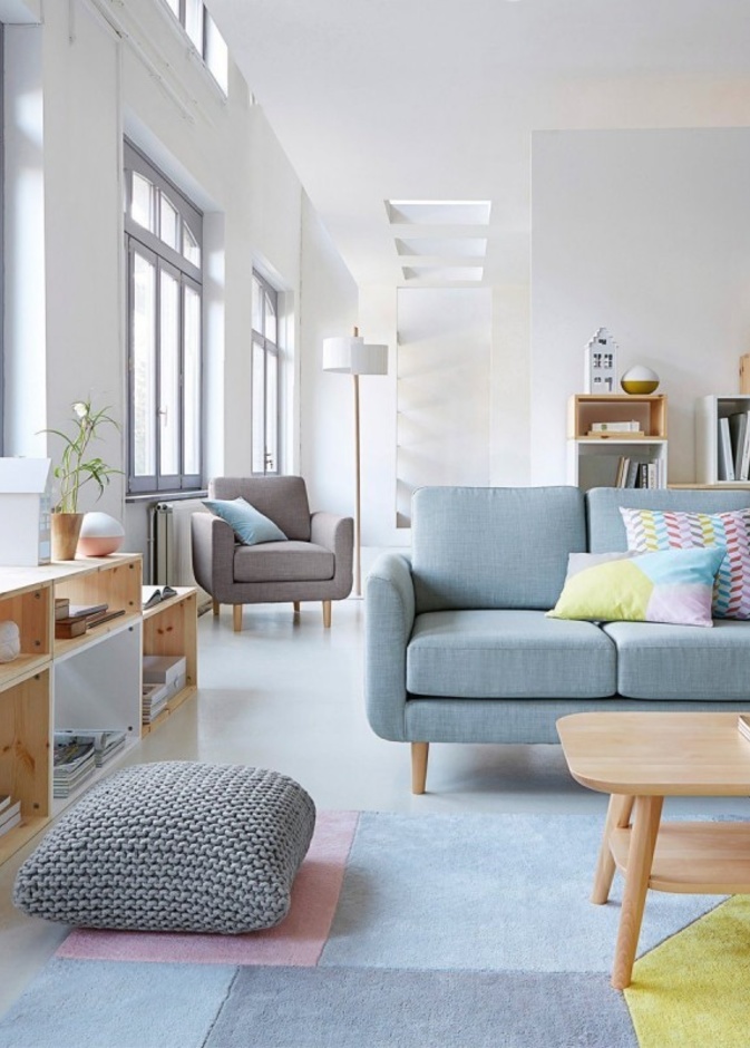 ديكور غرف جلوس عصرية تعتمد الانسيابية في خطوط التصميم