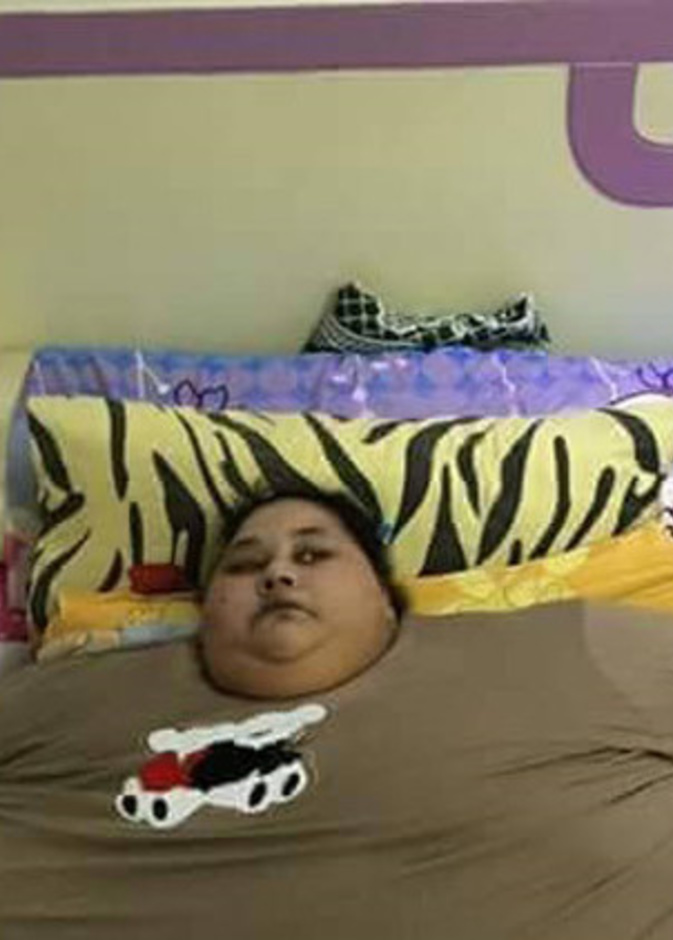 إيمان عبد العاطي تفقد لقب أسمن فتاة في العالم