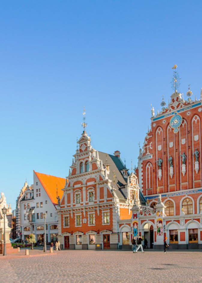 من مقاهي العاصمة اللاتفية ريغا