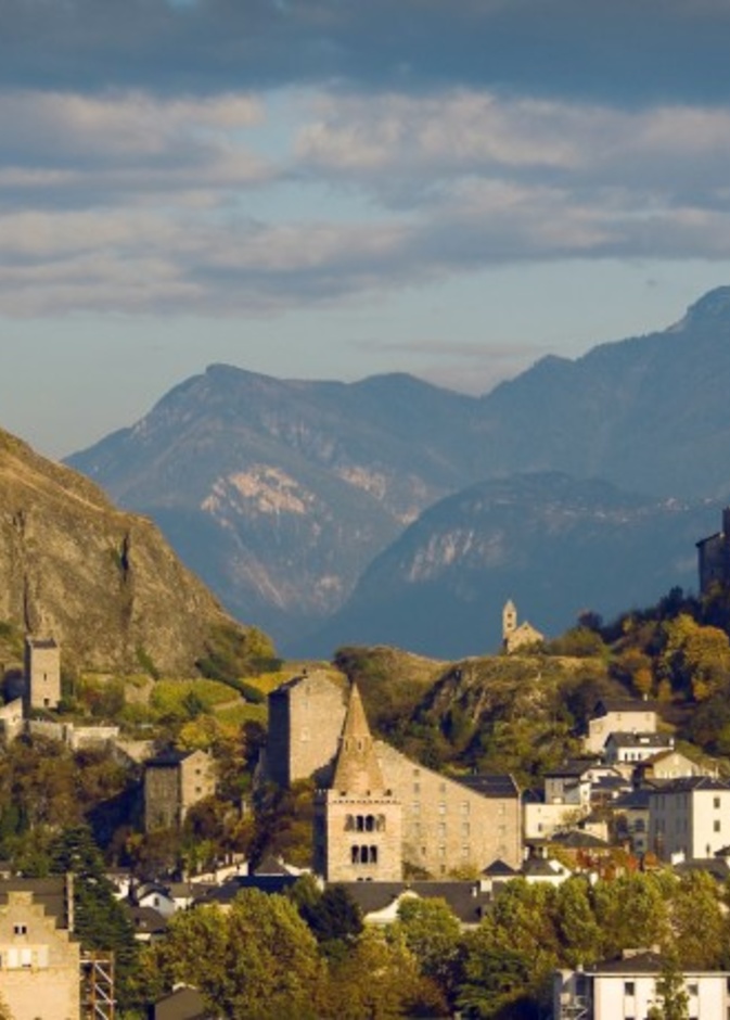 الابراج العالية التي تميز سيون