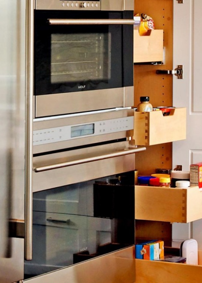 طريقة مثالي للتخزين في المطبخ الصغير