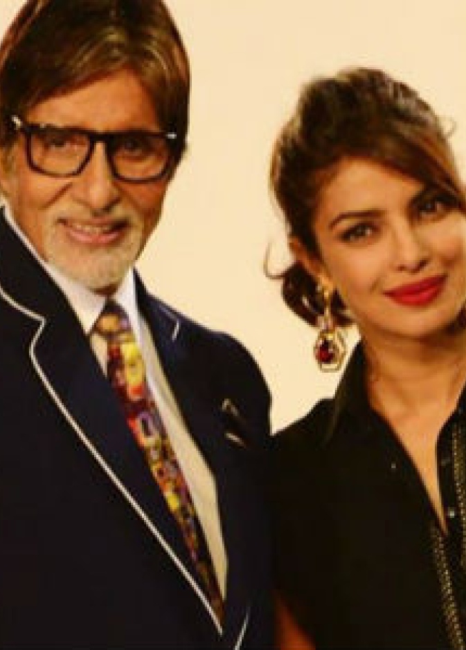 أميتاب باتشان يتهرب من الإجابة عن فستان بريانكا القصير