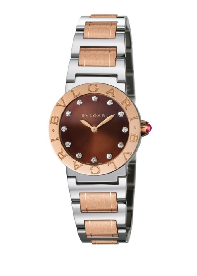 ساعة كارتييه من الذهب الوردي والفولاذ والماس