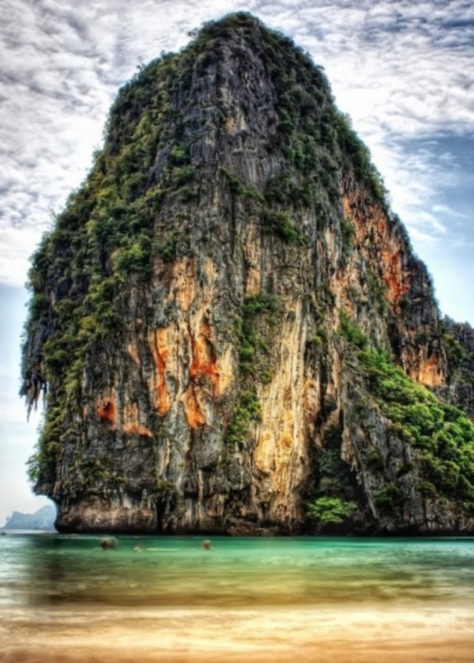صخرة في جزيرة كو تابو في مملكة تايلاند
