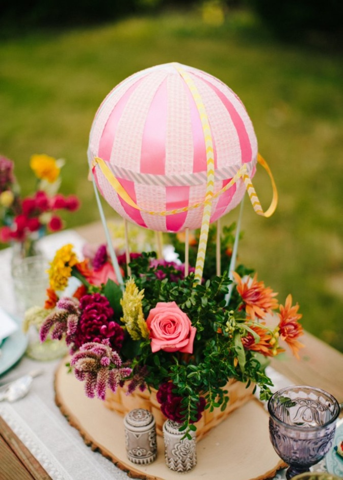 السلال زينة مميزة لحفل الزفاف