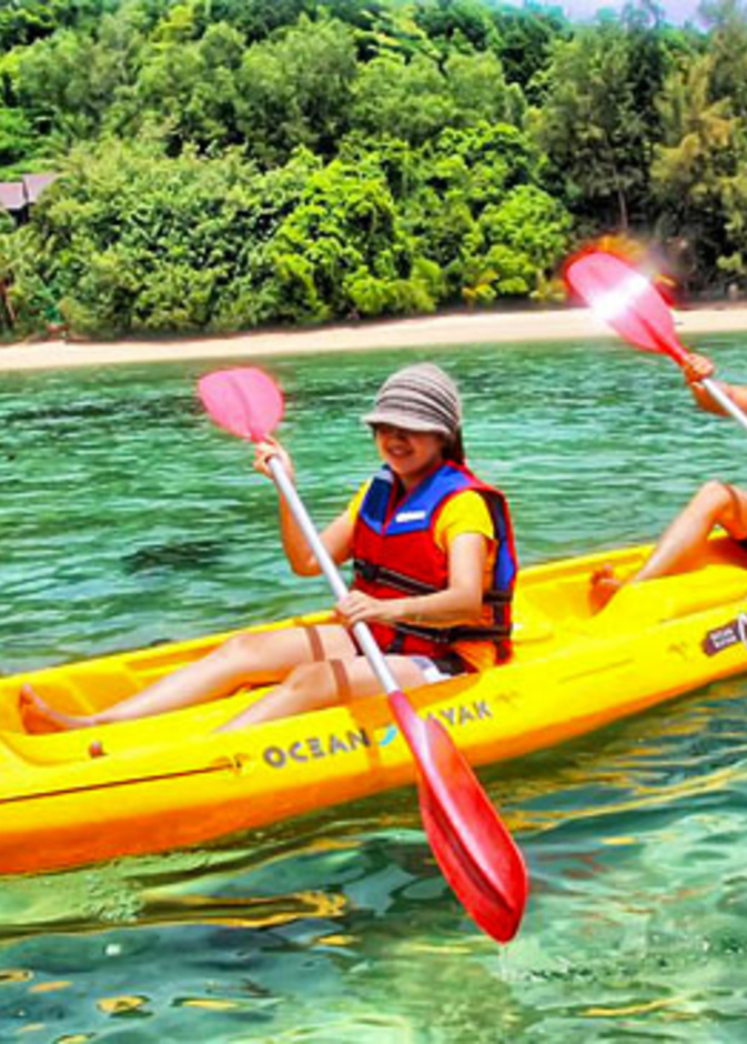 انشطة تستهوي العرسان - manukan-island-منتجع