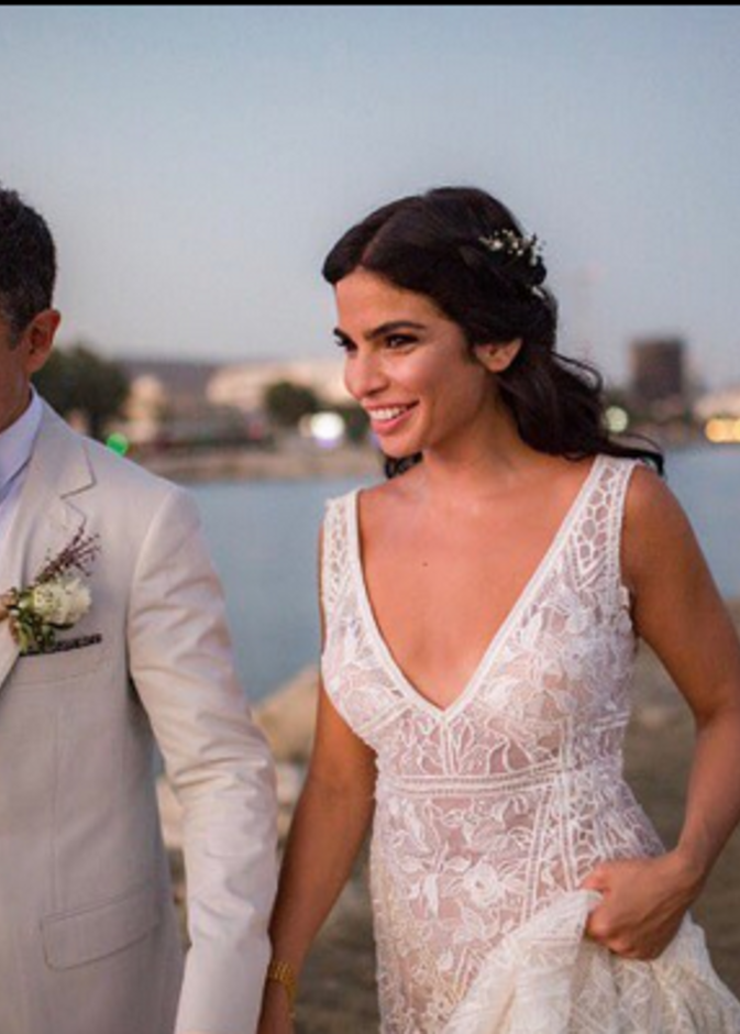 ريتا حايك نشرت صورة لها من زفافها في قبرص