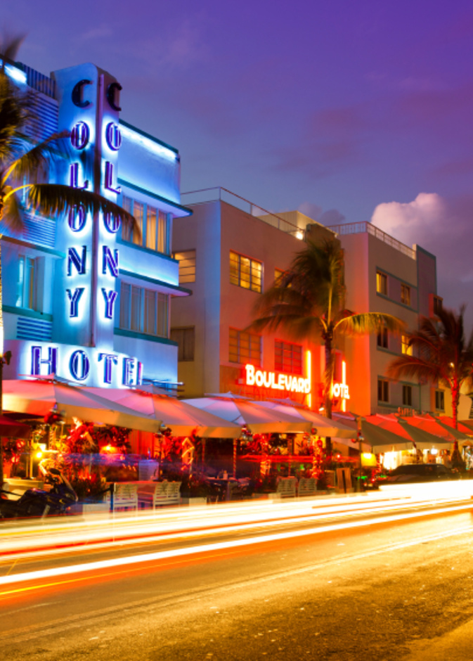 من مسار شاطئ ميامي