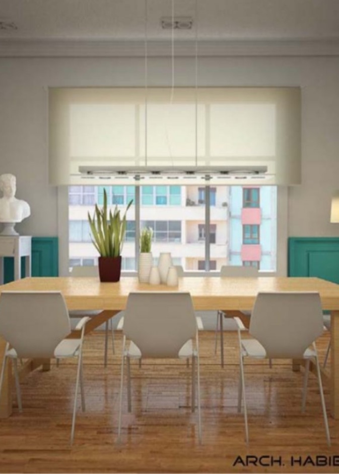 مشروع مبنى صحي من اعمال المهندسة حبيبة