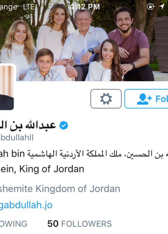 70 ألف يتابعون الملك عبدالله الثاني خلال ساعات