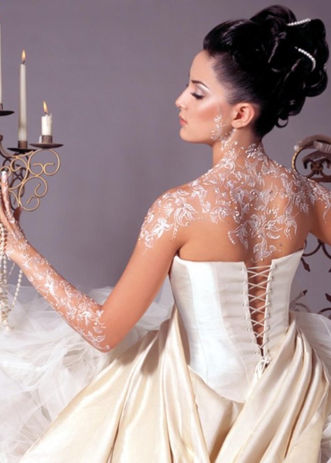 احدث رسومات الحناء على الكتف والظهر