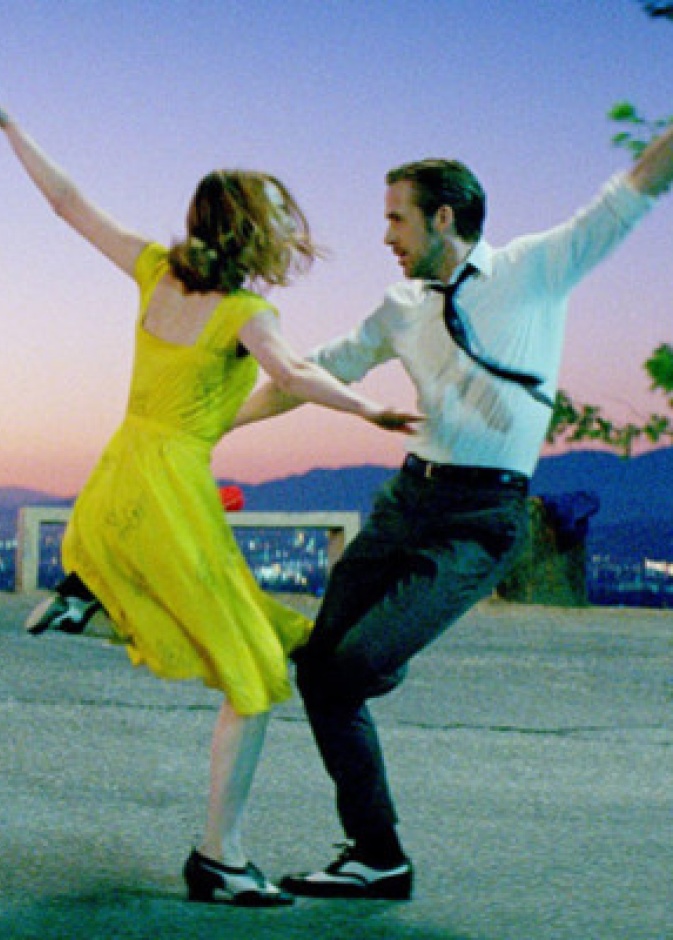 ايما ستون وريان غوسلينغ في La La Land