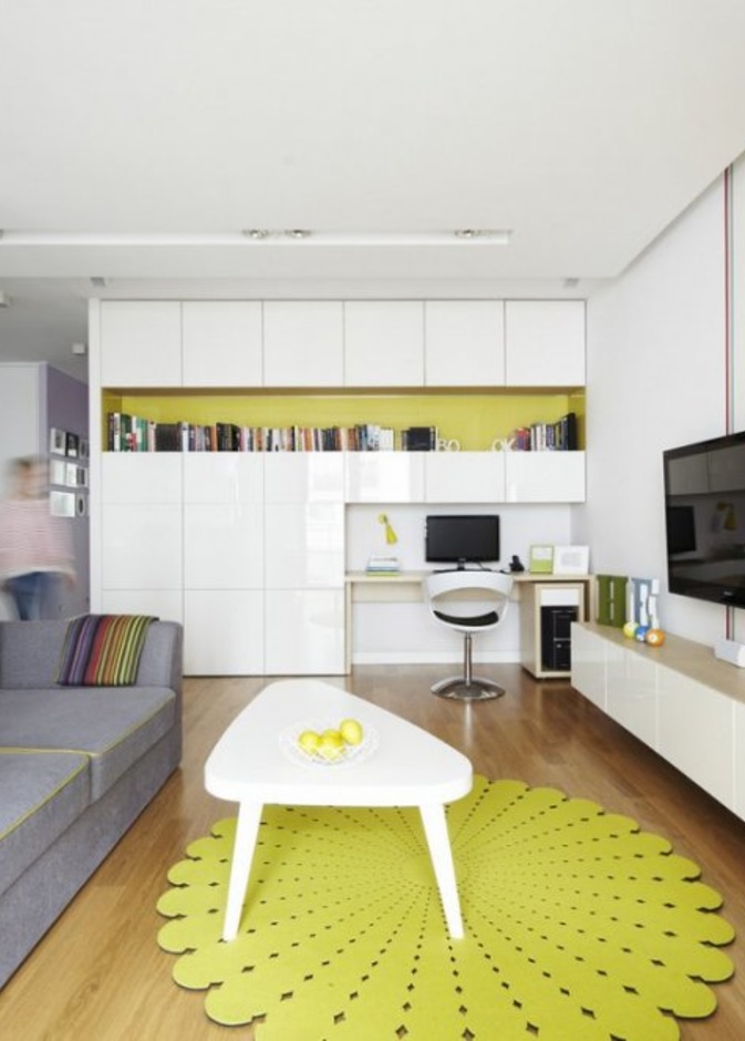 ديكورات مودرن لشقة صغيرة المساحة