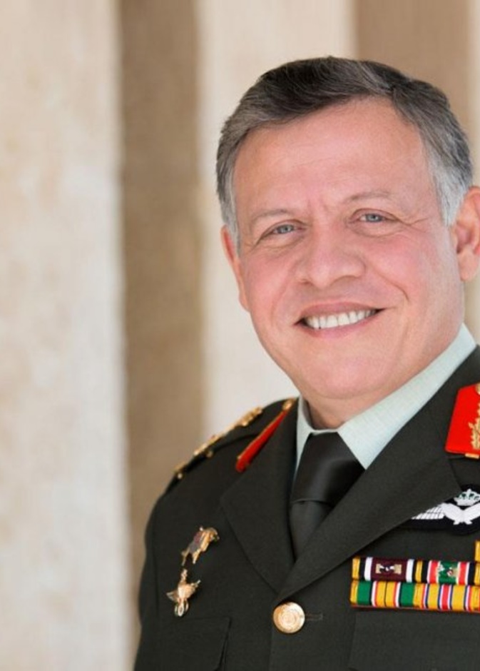 الملك عبدالله الثاني شارك في إخماد الحريق
