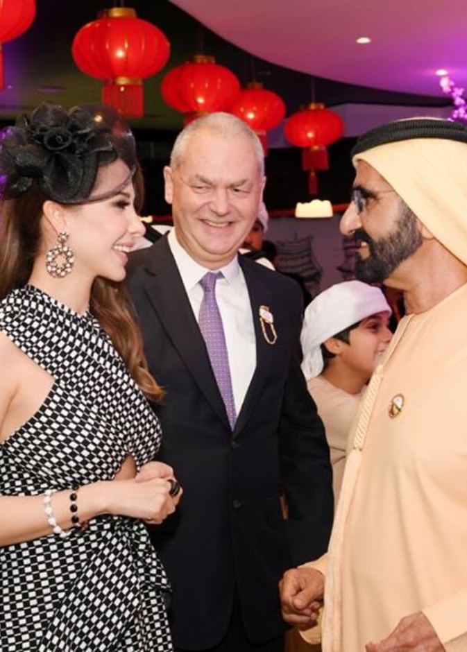نانسي عجرم تقابل الشيخ محمد بن راشد