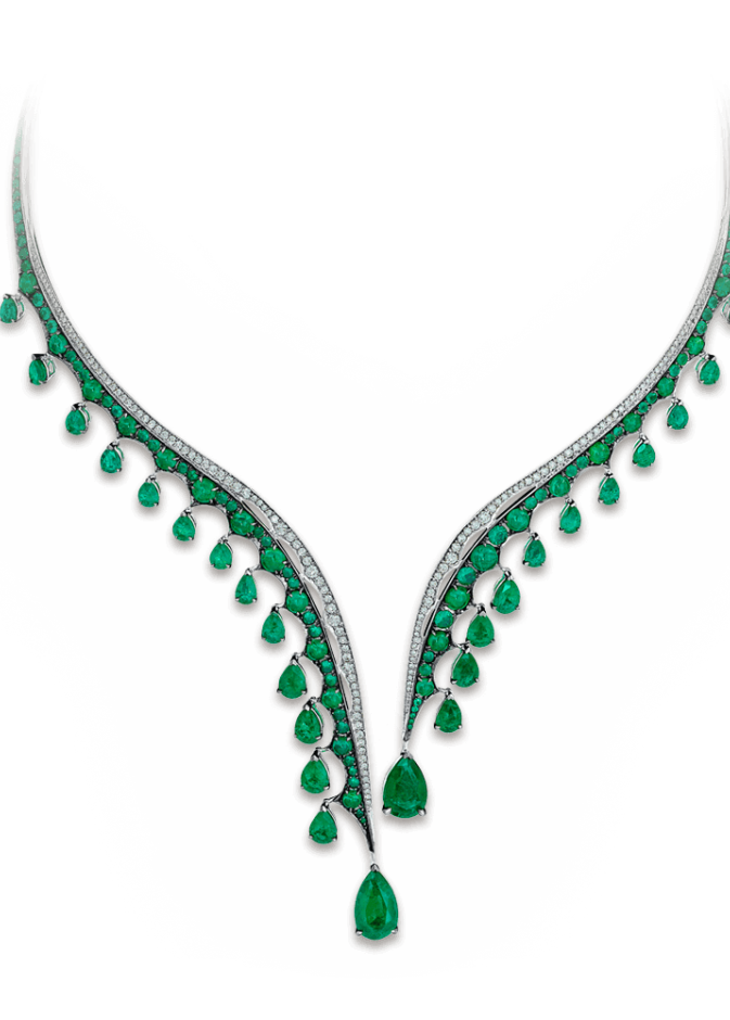 قلادات فخمة و راقية للعروس من دار هاري وينستون Harry Winston