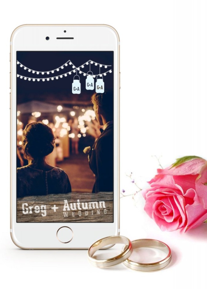 فلاتر سناب شات لمناسبة زفافك الخاصة