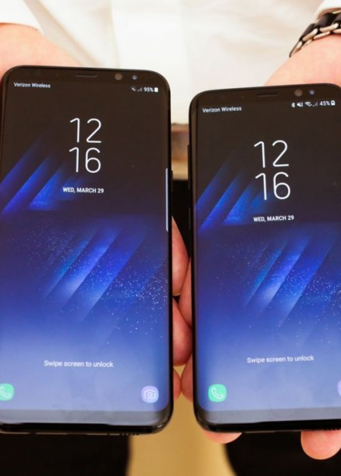 مشكلة في شاشة جالكسي إس 8