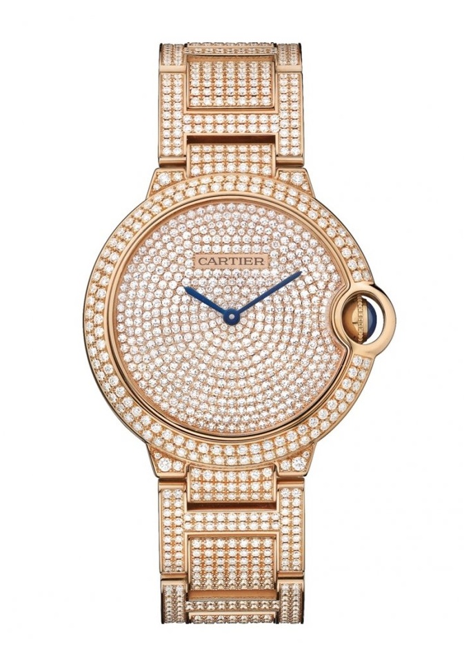 ساعة فان كليف آند أربلز من الذهب الوردي والماس