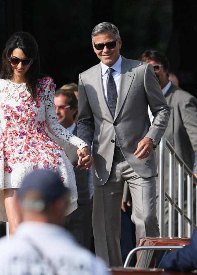 جورج كلوني توجه مع زوجته امل علم الدين إلى مراكش لقضاء شهر العسل