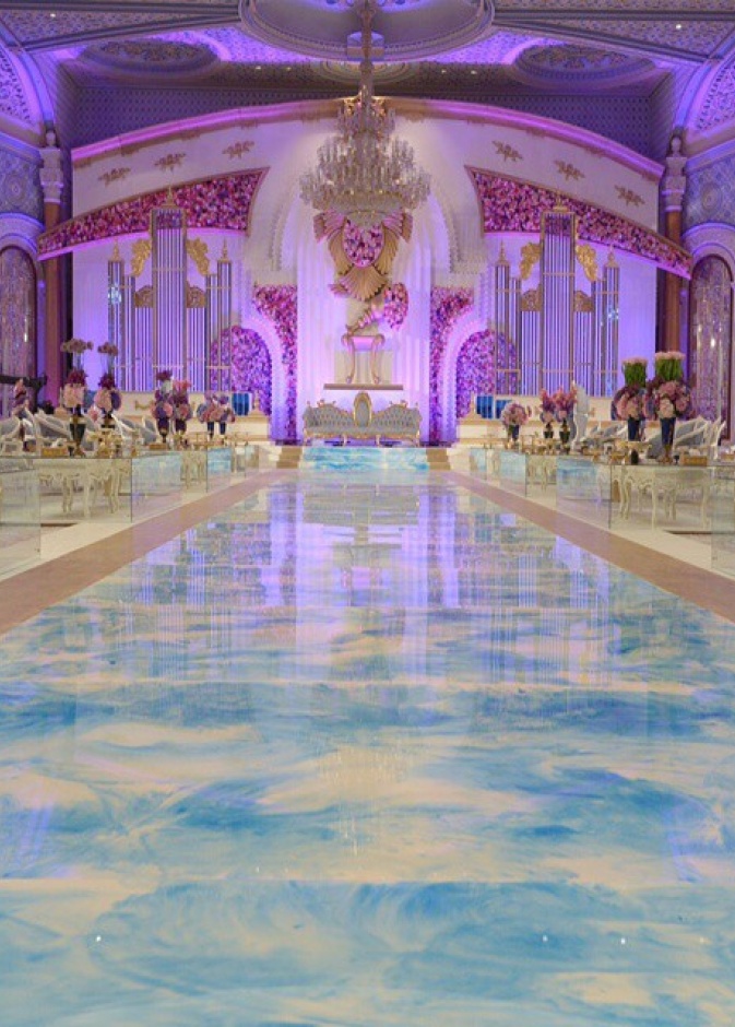 ديكور مصمّم حفلات الزفاف عبدالرحمن الزير.