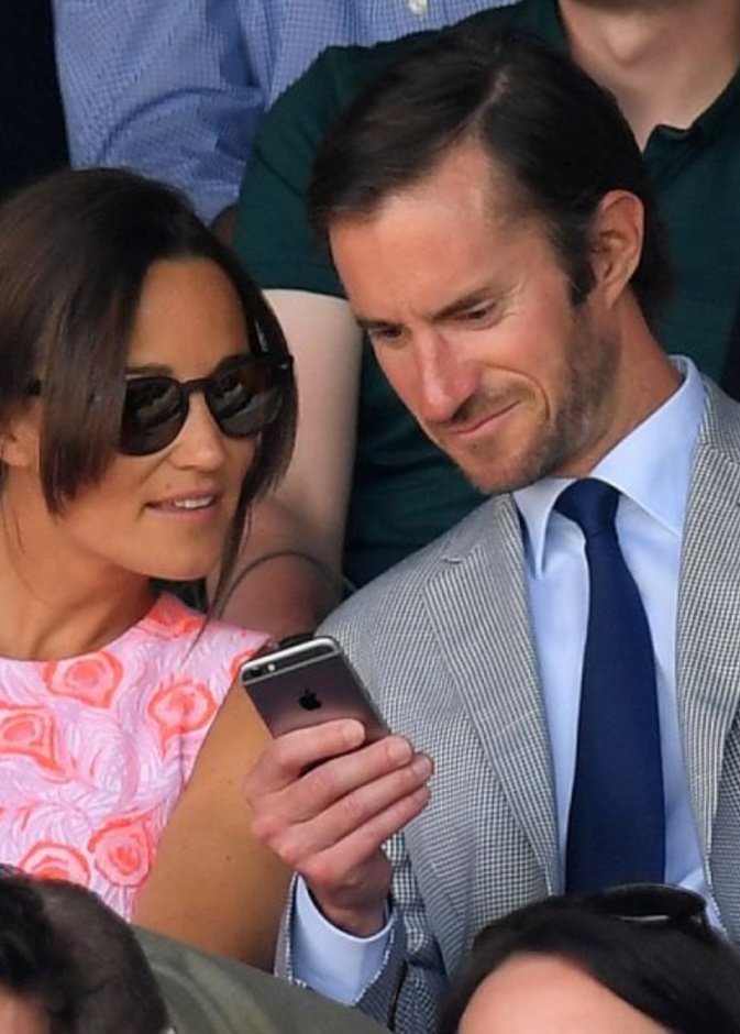 ماثيوز مع بيبا ميدلتون قبل الزواج