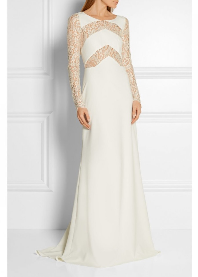 اجمل فساتين بيضاء للعروس لشهر العسل