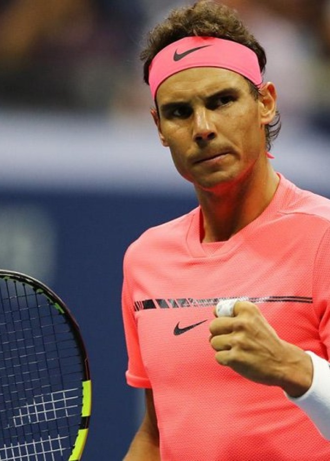 نادال لقن دوسان لايوفيتش درسا في فنون التنس