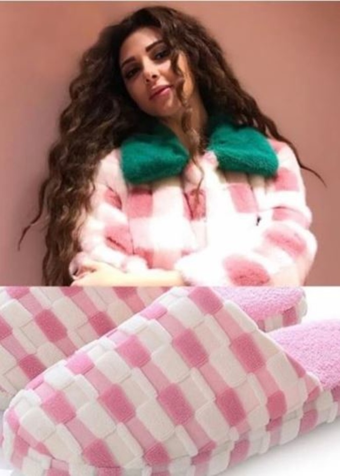 فستان أحلام الزهري