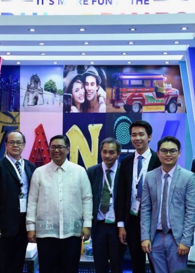 جناح وزارة السياحة الفلبينية في معرض الرياض للسفر 2017