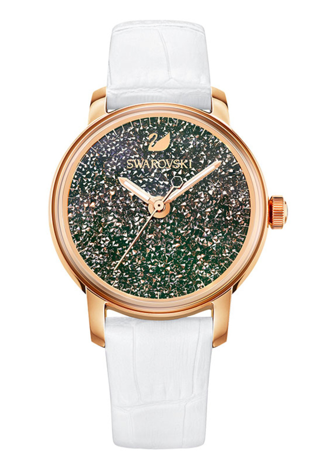 ساعة Crystalline Hours Watch النسائية واللافتة