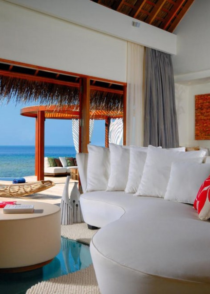 فندق W Maldives - اطلالة الواحة