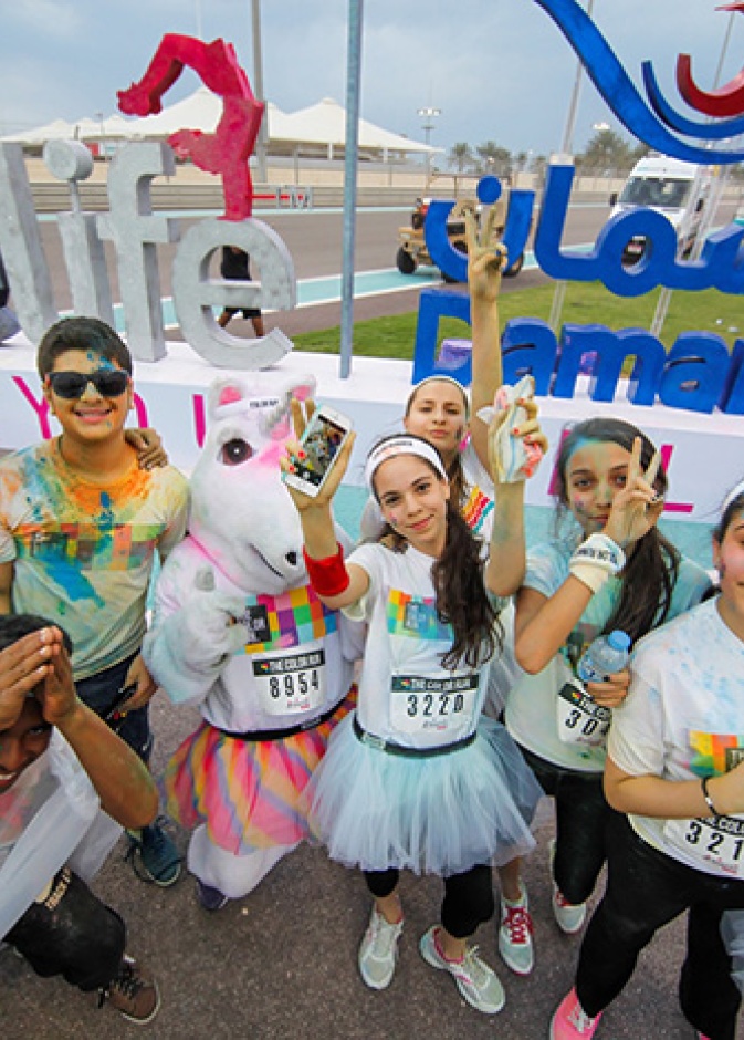 "سباق الألوان" .. أسعد 5 كيلومترات في العالم