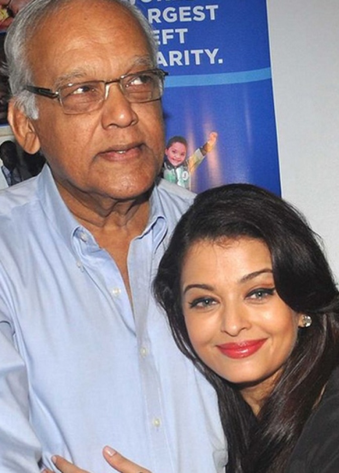 آيشواريا راي ووالدها