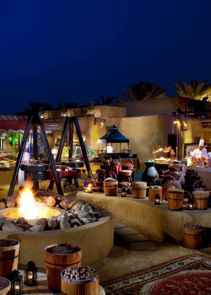 أجواء فريدة في مطعم الحظيرة