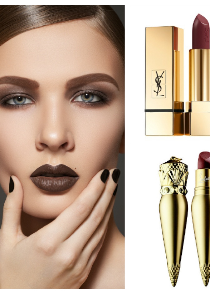 أحمر الشفاه البني أحدث صيحات الجمال لخريف 2017