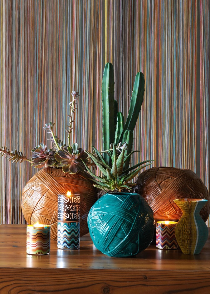 أحواض و شموع للديكور من ميسوني Missoni