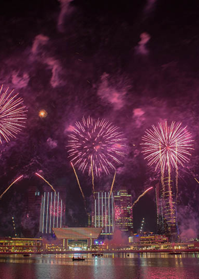 حفلة مجانية متميزة خلال رأس السنة الميلادية في العاصمة الإماراتية أبوظبي