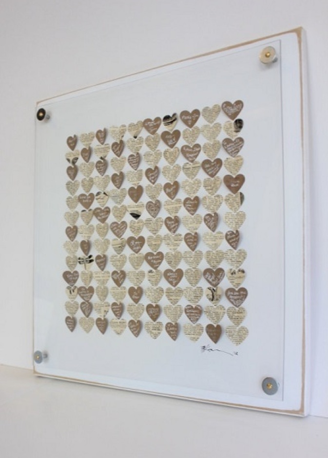  أمنيات المدعوين على شكل قلوب