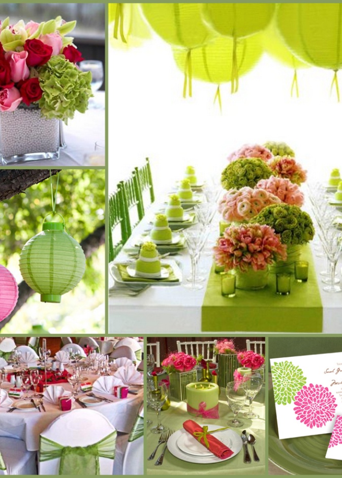 أناقة و بهاء – الوردي و الأخضر