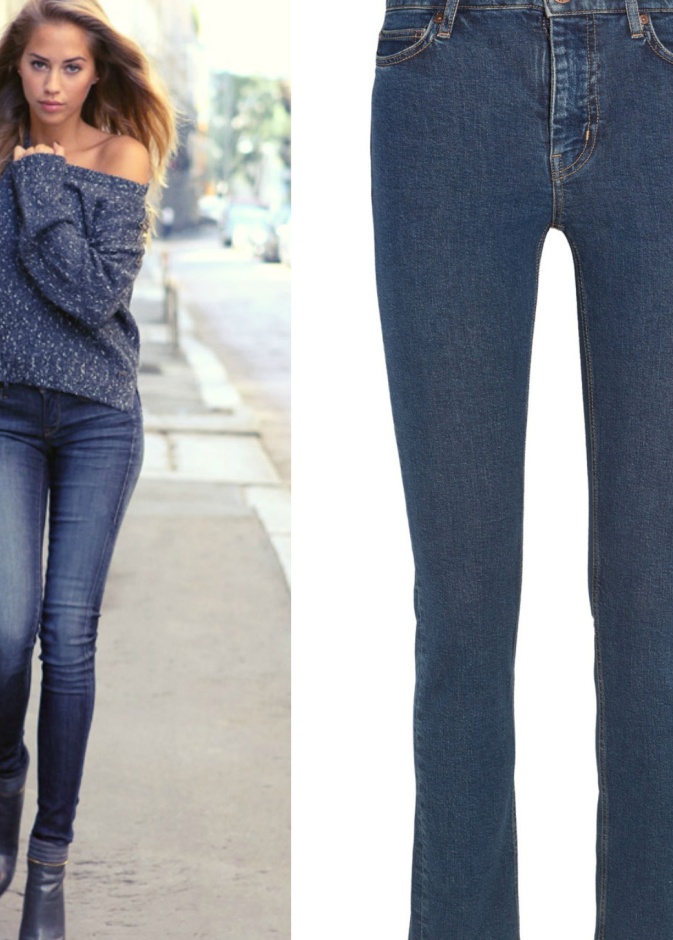 اختاري بنطلون الجينز بالقصة الملائمة لك لاطلاة أكثر نحافة