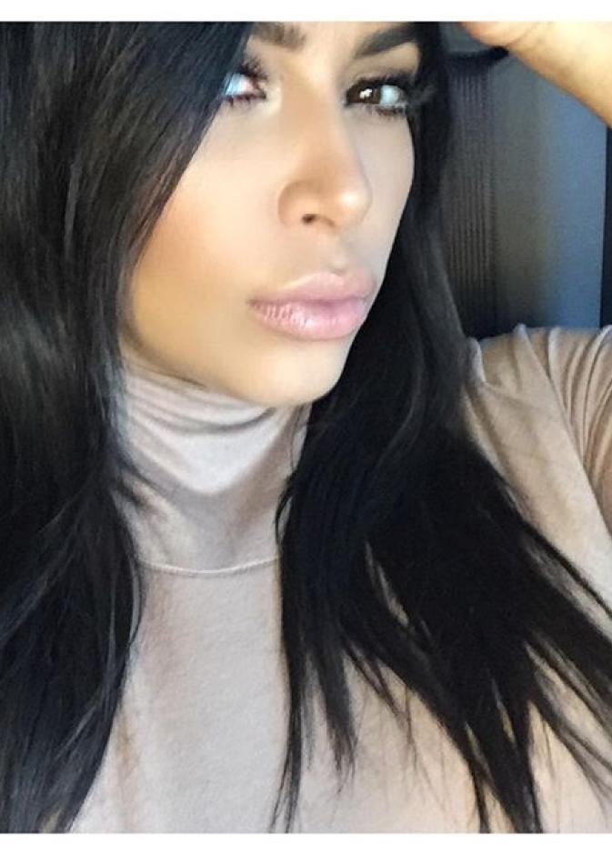 اخر سيلفي لكيم