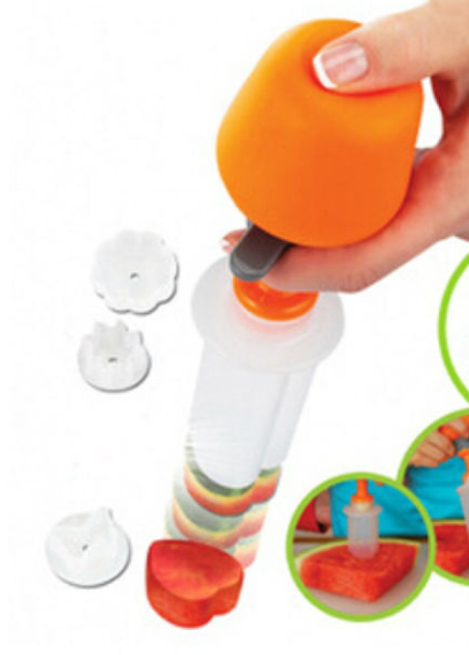 اداة لتقطيع الفواكه بأشكال محببة