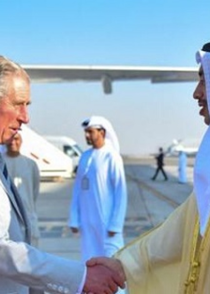 استقبال الامير تشارليز