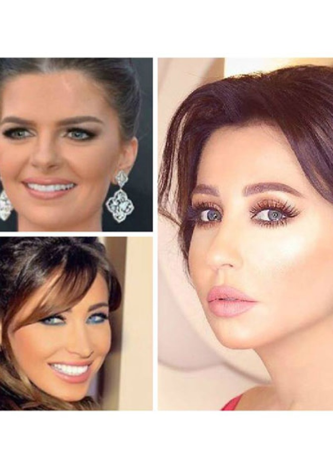  سلاف معمار خلال استعدادها لحفل البياف
